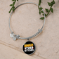 Bingo Time Bitches - Non-Message Card Luxury Circle Bangle - Gift for Her