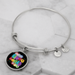 Bingo Squad - Non-Message Card Luxury Circle Bangle - Gift for Her - Gift for Him