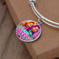 Bingo BFFS 1 - Non-Message Card Luxury Circle Bangle - Gift for Her