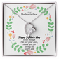 To My Mother-In-Law, Happy Mother's Day - Thank You For Loving Me As If I Am - Forever Love Necklace & Sweetest Devotion Flower Bouquet - Gift for Mom