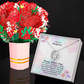 To My Daughter, Happy Mother's Day! One Thing That Hasn't Changed Is The Love Moms Give - Forever Love Necklace & Sweetest Devotion Flower Bouquet - Gift for Mom
