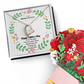 To My Mother-In-Law, Happy Mother's Day - Thank You For Loving Me As If I Am - Forever Love Necklace & Sweetest Devotion Flower Bouquet - Gift for Mom