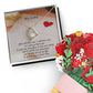 My Love, It Will Be You - Forever Love Necklace & Sweetest Devotion Flower Bouquet - Gift for Wife - Gift for Girlfriend