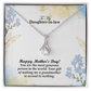 To My Daughter-in-law, Happy Mother's Day! You Are The Most Generous Person In The World - Alluring Beauty Necklace & Sweetest Devotion Flower Bouquet - Gift for Mom