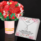 To My Daughter, Happy Mother's Day! You Always Impress Me With Your Strength, Compassion & Kindness - Alluring Beauty Necklace & Sweetest Devotion Flower Bouquet - Gift for Mom