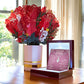 To My Beautiful Wife, Thank You For Being My Forever - Alluring Beauty Necklace & Sweetest Devotion Flower Bouquet - Gift for Wife