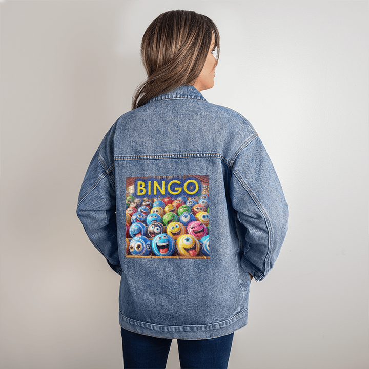 Bingo Denim Jacket – Gift for Her