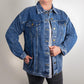 Divine Download - Oversized Women's DTG Denim Jacket - Gift for Her