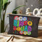 Bingo Squad- Fabric Zippered Pouch Large - Gift for Her - Gift for Him