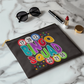 Bingo Squad- Fabric Zippered Pouch Large - Gift for Her - Gift for Him
