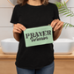 Prayer Warrior - Small Fabric Zippered Pouch - Gift for Her - Gift for Him