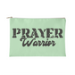Prayer Warrior - Small Fabric Zippered Pouch - Gift for Her - Gift for Him