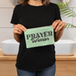 Prayer Warrior - Small Fabric Zippered Pouch - Gift for Her - Gift for Him