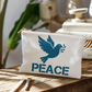 PEACE - Small Fabric Zippered Pouch - Gift for Her - Gift for Him