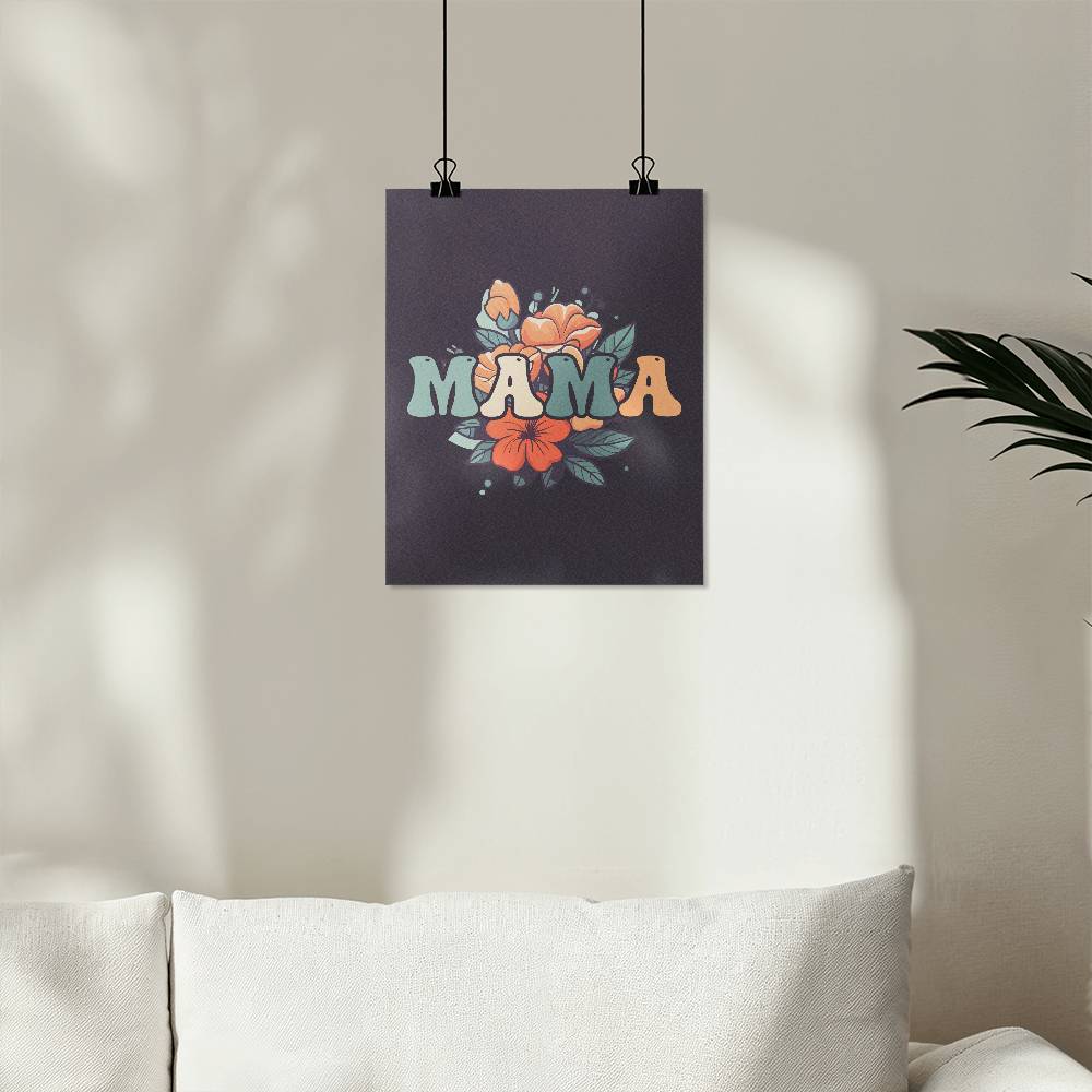 Mama - High Gloss Poster (4:5) - Gift for Mom