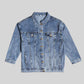 Keep The Faith - Men's DTG Denim Jacket - Gift for Him