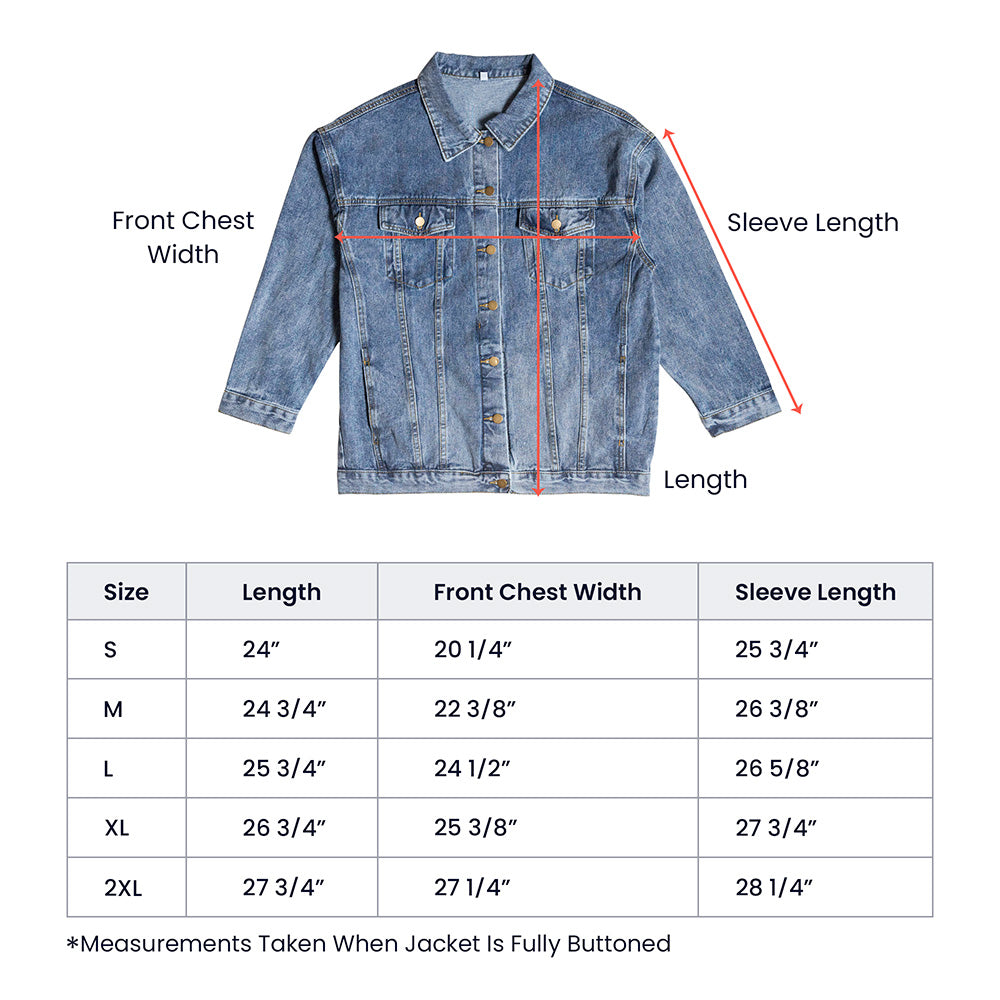 Faith Moves Mountains Denim Jacket – Gift for Him