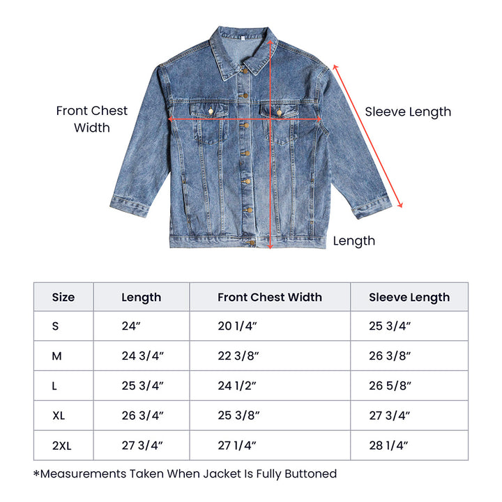Faith Moves Mountains Denim Jacket – Gift for Him