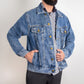 Keep The Faith - Men's DTG Denim Jacket - Gift for Him