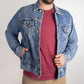 Faith Moves Mountains - Men's DTG Denim Jacket - Gift for Him
