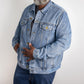 Keep The Faith - Men's DTG Denim Jacket - Gift for Him