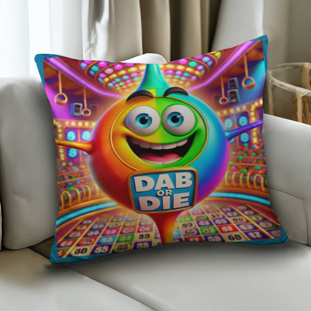 Dab Or Die – Classic Pillow Cover with Insert – Gift for Her – Gift for Him