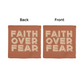 Faith Over Fear (Cream) - Classic Pillow Cover - Gift for Her - Gift for Him