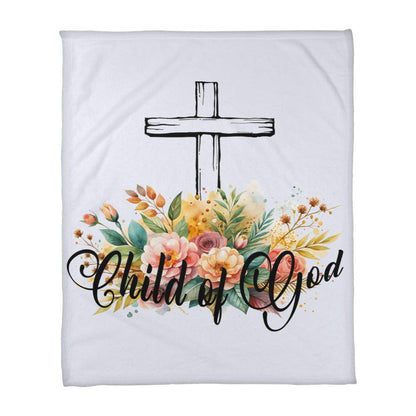 Child Of God - Coral Fleece Blanket (3:4) - Gift for Her