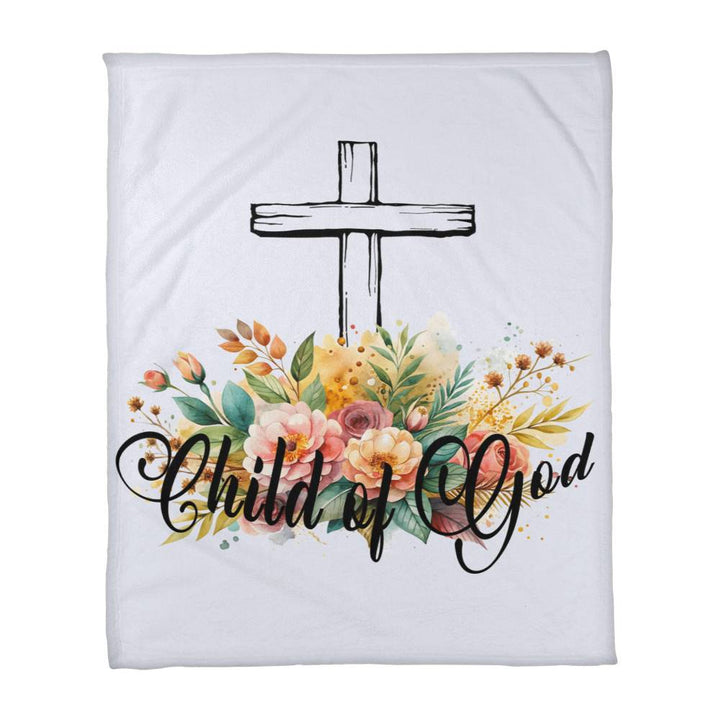 Child Of God Coral Fleece Blanket – Gift for Her