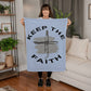 Keep The Faith Coral Fleece Blanket – Gift for Her - Gift for Him