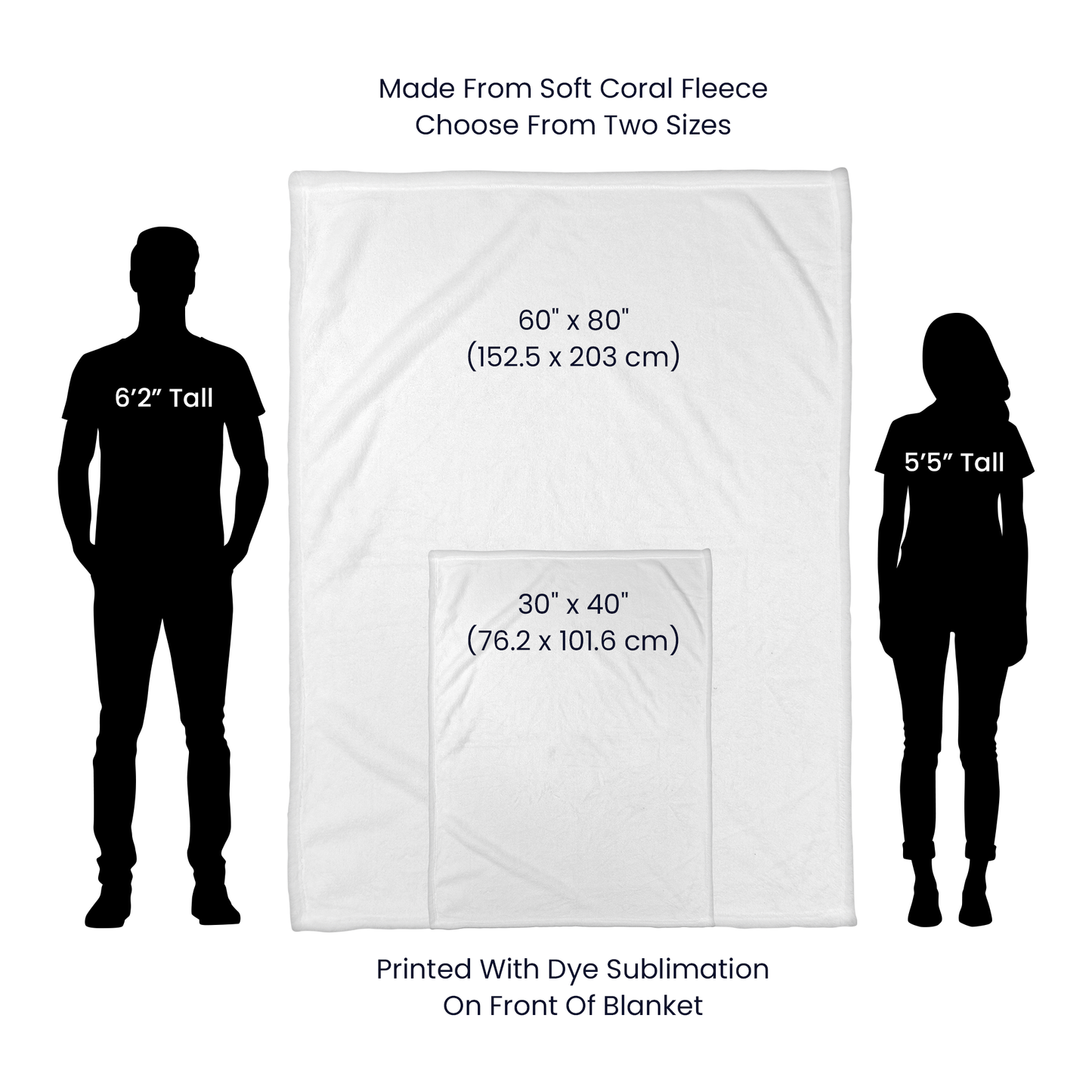 Faith (White) - Coral Fleece Blanket (3:4) - Gift for Her - Gift for Him