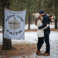 Keep The Faith Coral Fleece Blanket – Gift for Her - Gift for Him