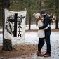 Keep The Faith Coral Fleece Blanket – Gift for Her - Gift for Him