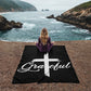 Grateful Coral Fleece Blanket – Gift for Her - Gift for Him