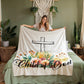 Child Of God - Coral Fleece Blanket (3:4) - Gift for Her
