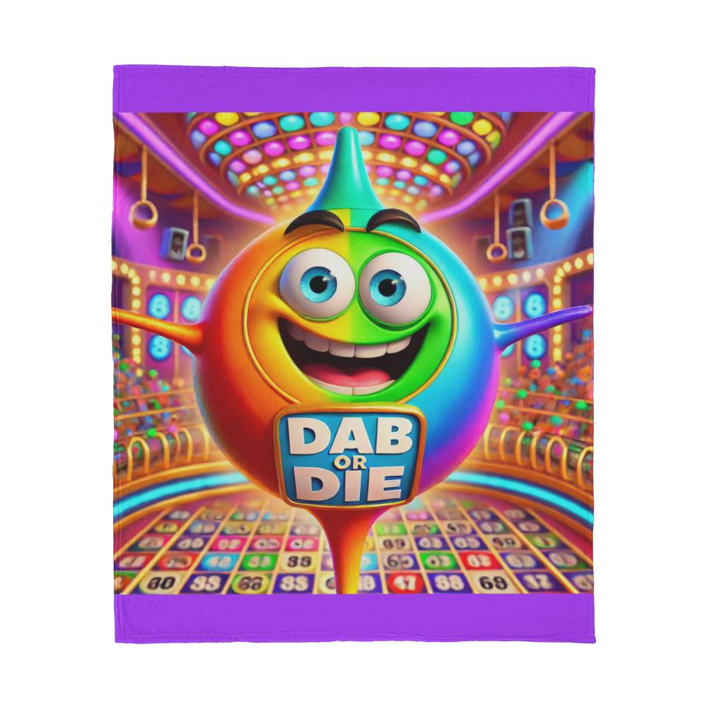 Dab Or Die Fleece Blanket – Gift for Her - Gift for Him