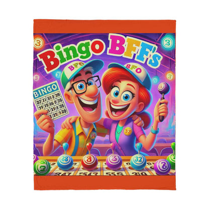 Bingo BFFS 2 - Jersey Fleece Blanket 50" x 60" - Gift for Her - Gift for Him