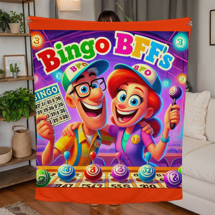 Bingo BFFS Fleece Blanket – Gift for Her - Gift for Him