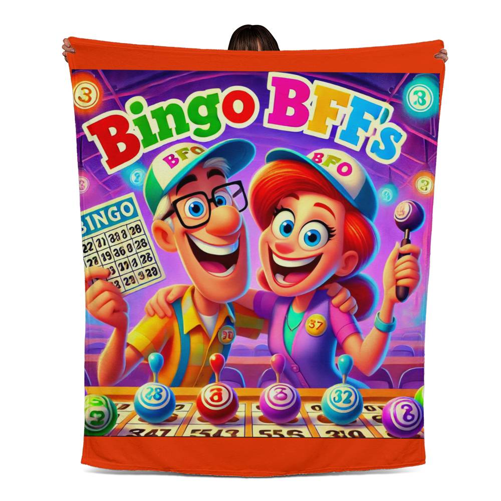 Bingo BFFS Fleece Blanket – Gift for Her - Gift for Him