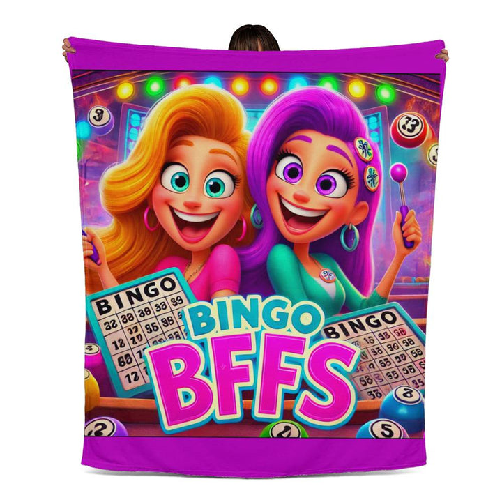 Bingo BFFS Fleece Blanket – Gift for Her - Gift for Him