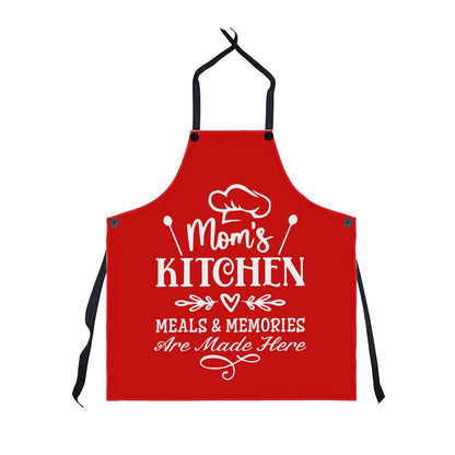 Mom's Kitchen, Meals & Memories Are Made Here - Apron - Gift for Mom