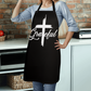 Grateful (WHITE) - Apron - Gift for Her - Gift for Him