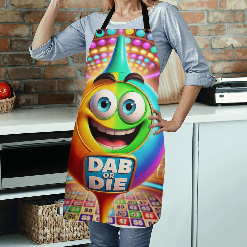 Dab Or Die 02 - Apron - Gift for Her - Gift for Him