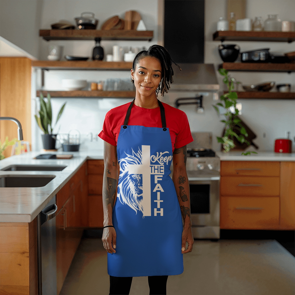 Keep The Faith 02 - Apron - Gift for Her - Gift for Him