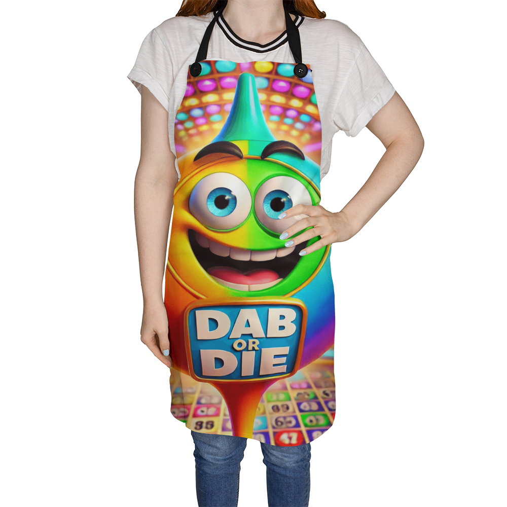 Dab Or Die 02 - Apron - Gift for Her - Gift for Him