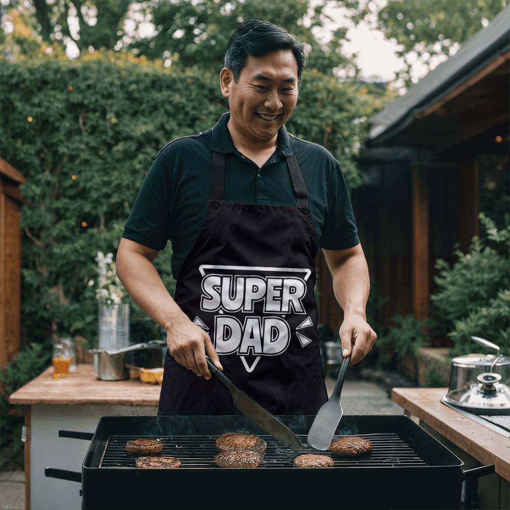 Super Dad - Apron - Gift for Dad