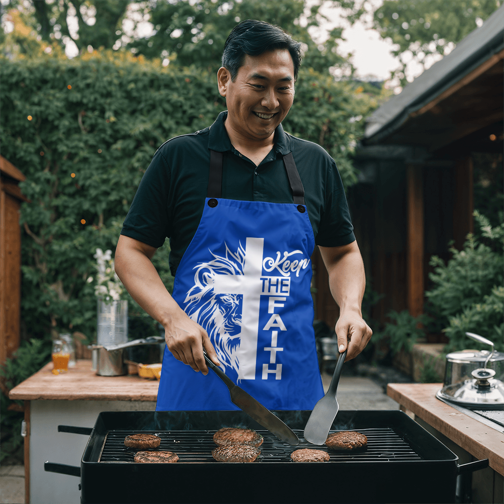 Keep The Faith 02 - Apron - Gift for Her - Gift for Him