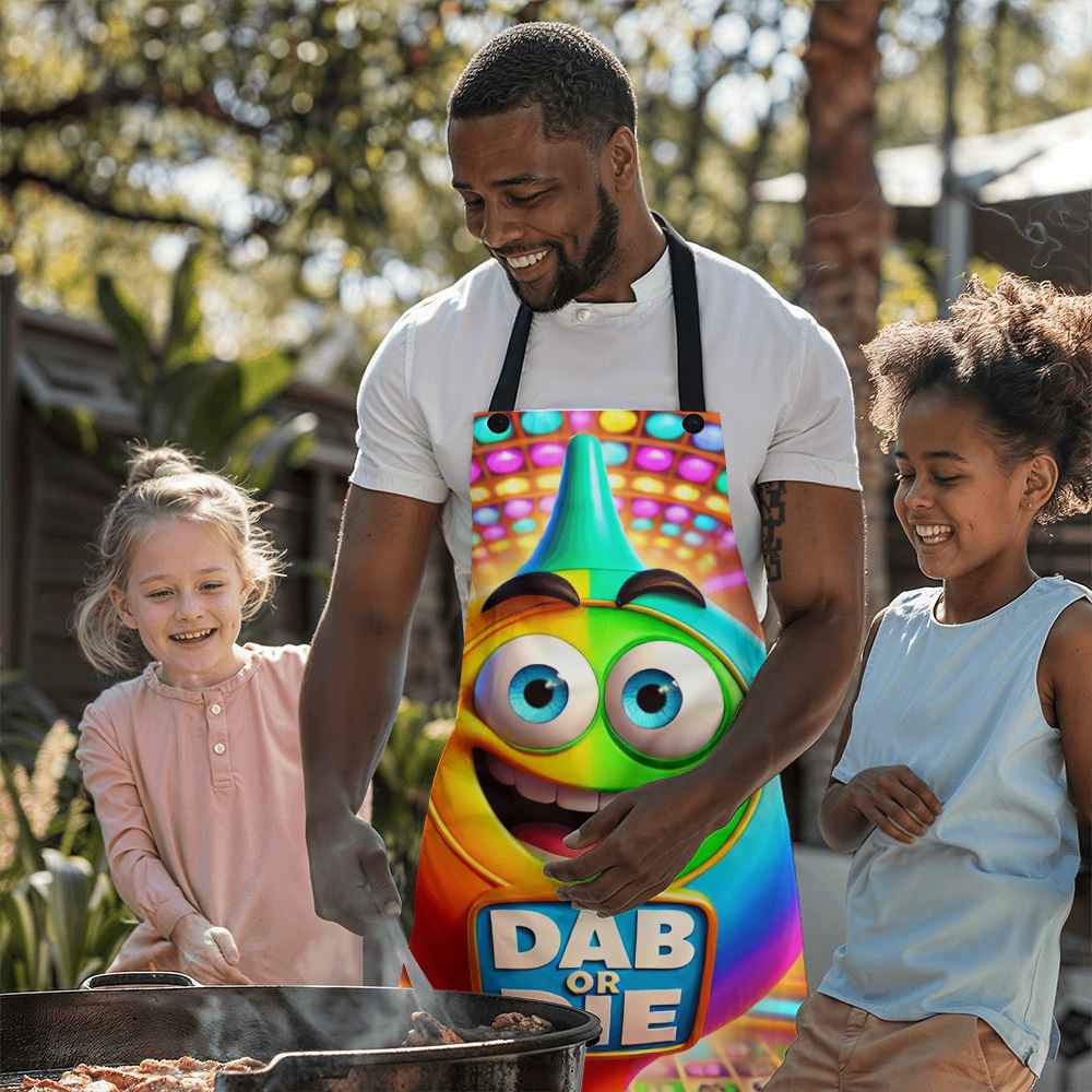 Dab Or Die 02 - Apron - Gift for Her - Gift for Him