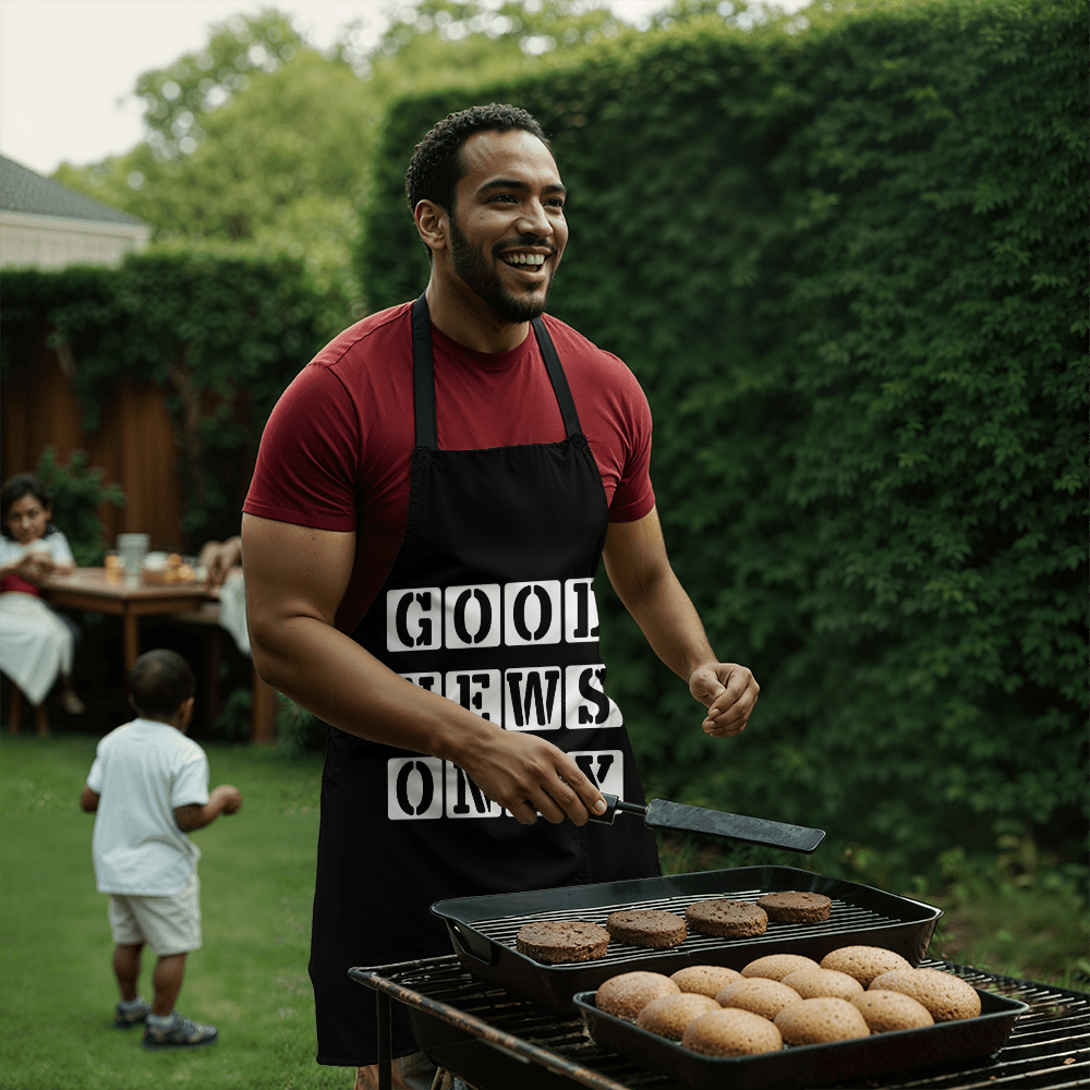 Good News Only - Apron - Gift for Her - Gift for Him