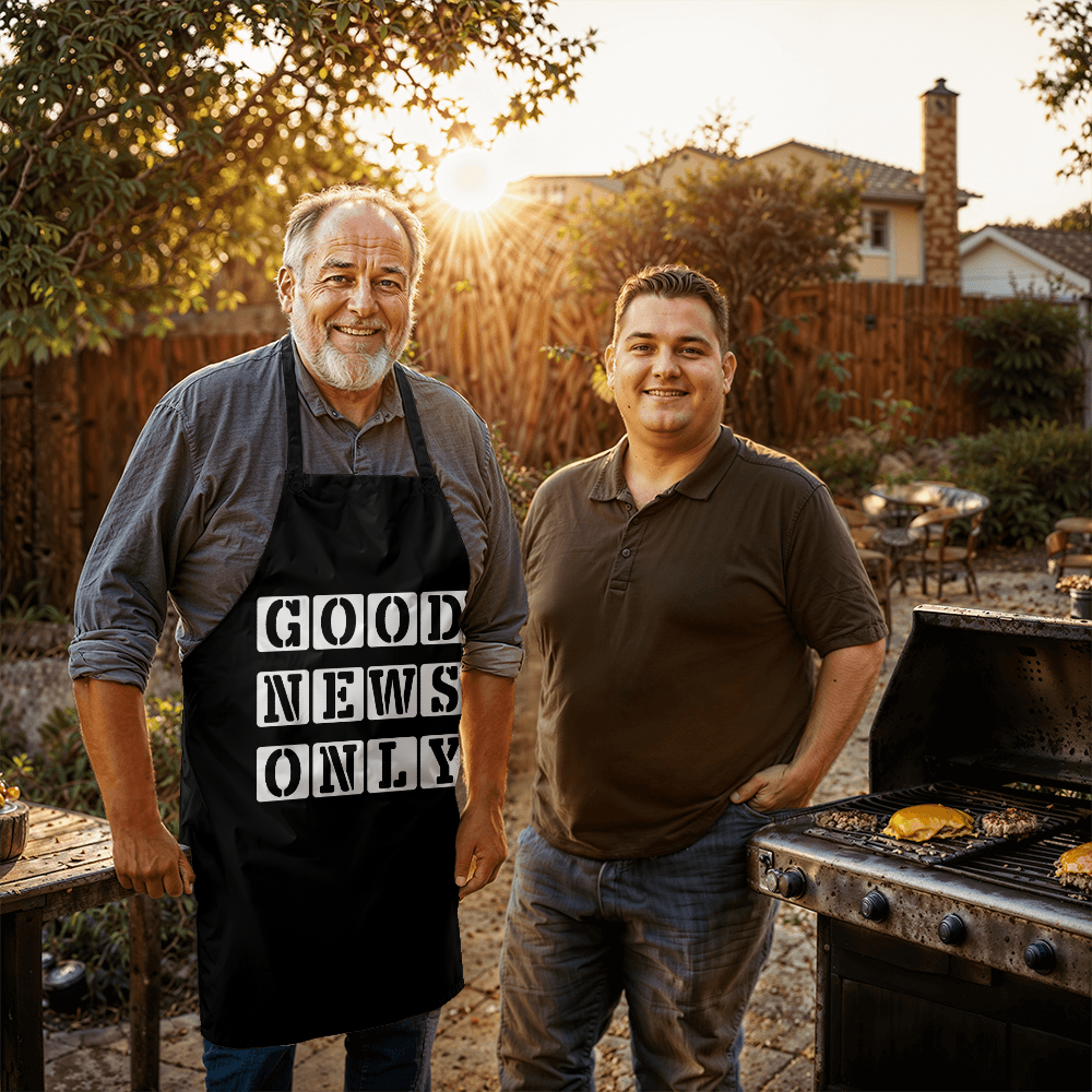 Good News Only - Apron - Gift for Her - Gift for Him